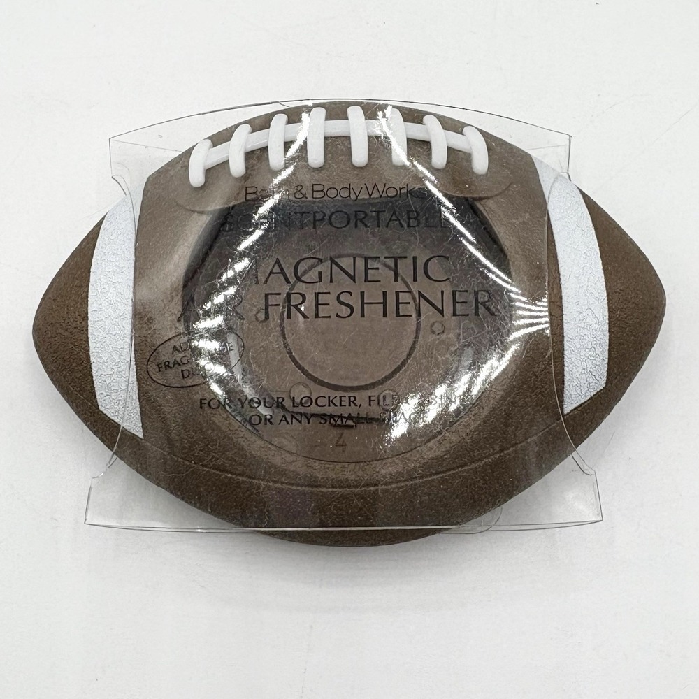 Bath & Body Works Scentportable Football Magnetic Freshener Holder Car Locker